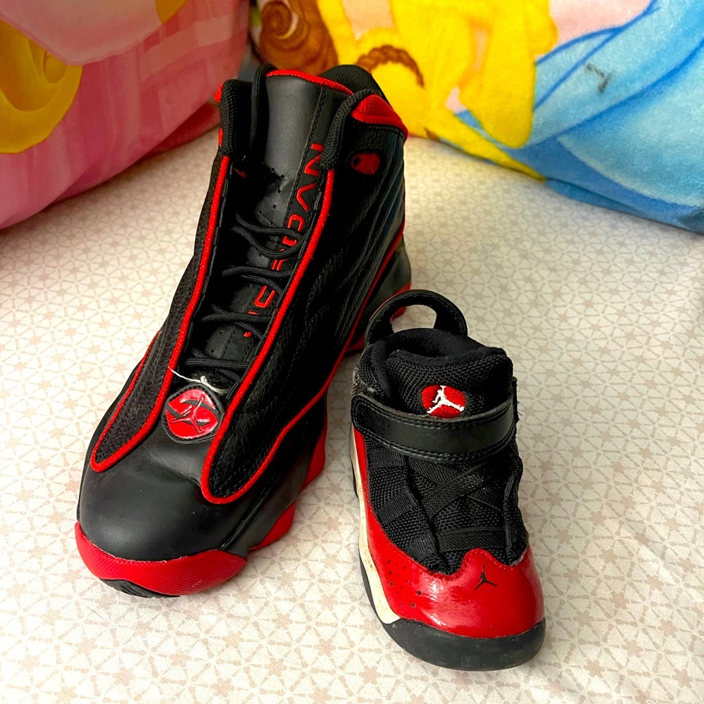 Jordan snickers #8 for women excellent condition $ 25& Jordan #6 for girl 20